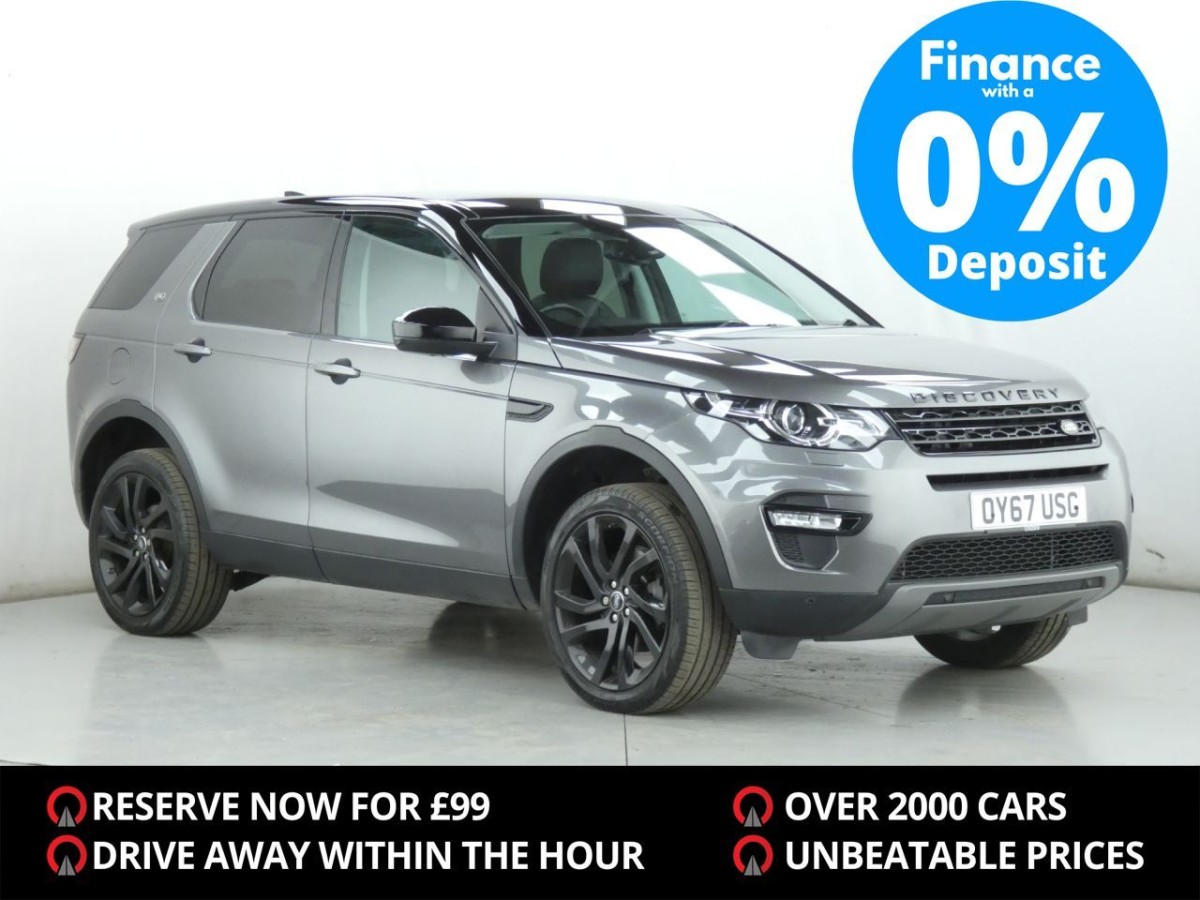 LAND ROVER DISCOVERY SPORT 2.0 TD4 HSE BLACK 5D 180 BHP - 2017 - £17,400