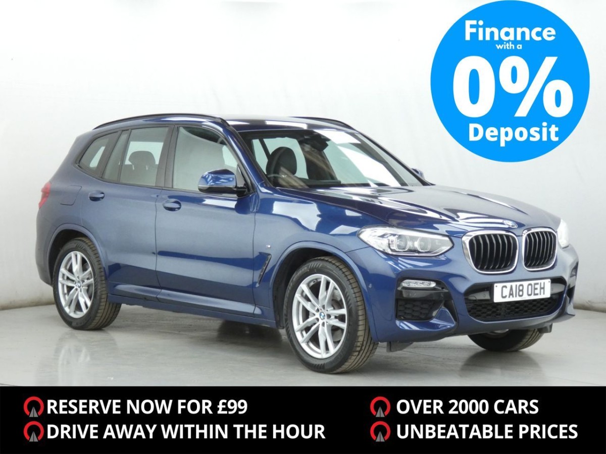 BMW X3 2.0 XDRIVE20D M SPORT 5D 188 BHP - 2018 - £22,400