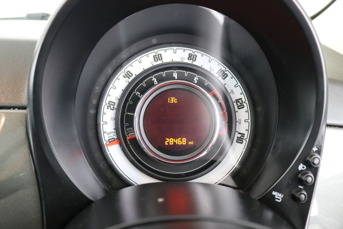 FIAT 500 1.2 LOUNGE 3D 69 BHP HATCHBACK - 2018 - £8,190