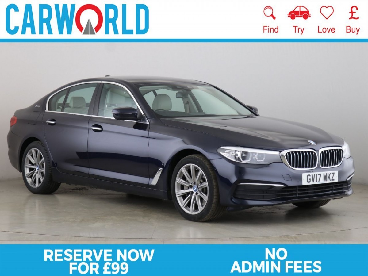 BMW 5 SERIES 2.0 530E SE 4D 249 BHP - 2017 - £21,700