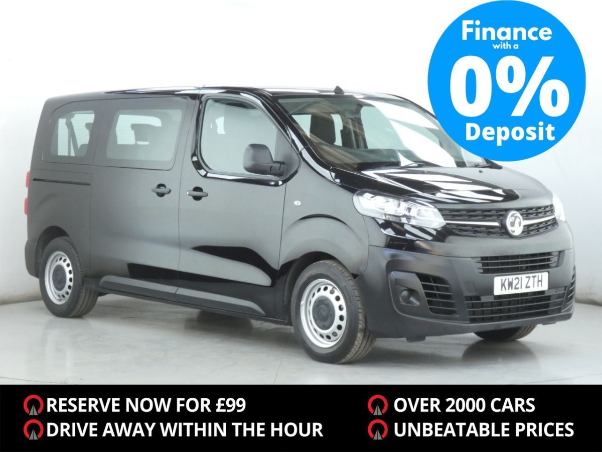 VAUXHALL VIVARO LIFE 1.5 EDITION M S/S 5D 118 BHP - 2021 - £22,700