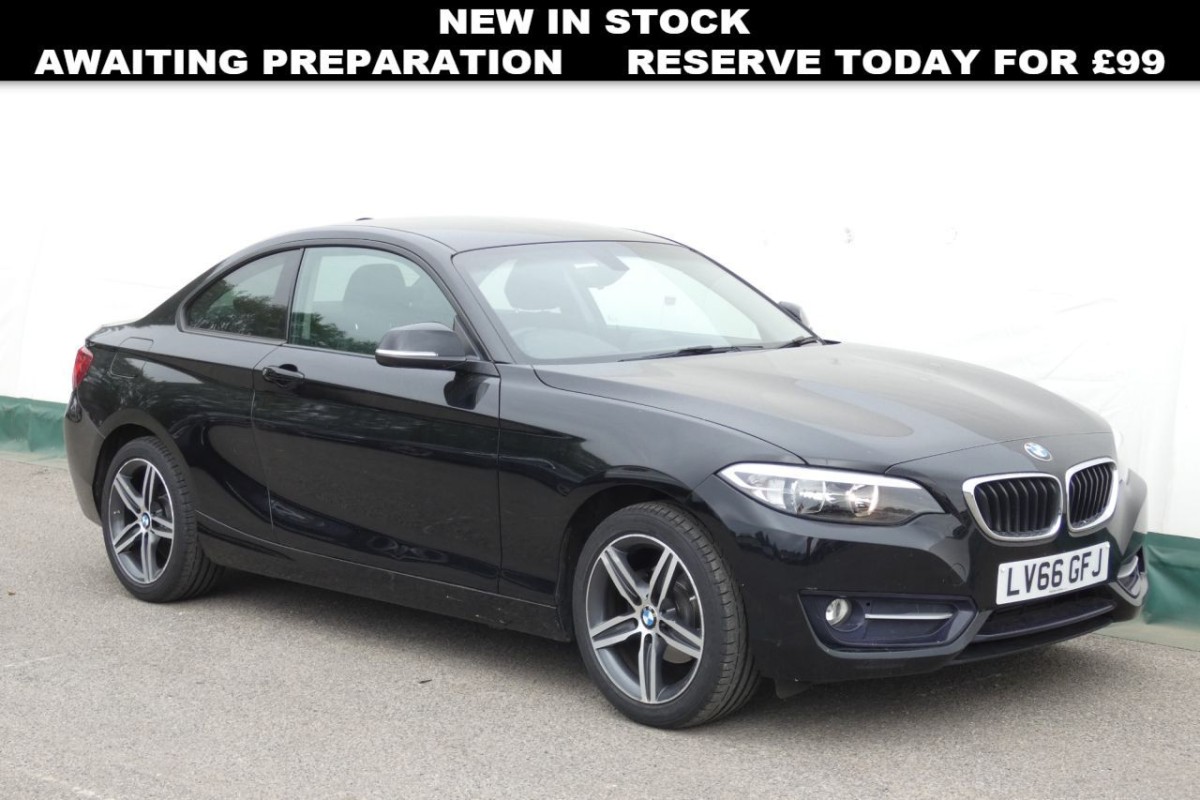 BMW 2 SERIES 1.5 218I SPORT 2D 134 BHP - 2016 - £12,400