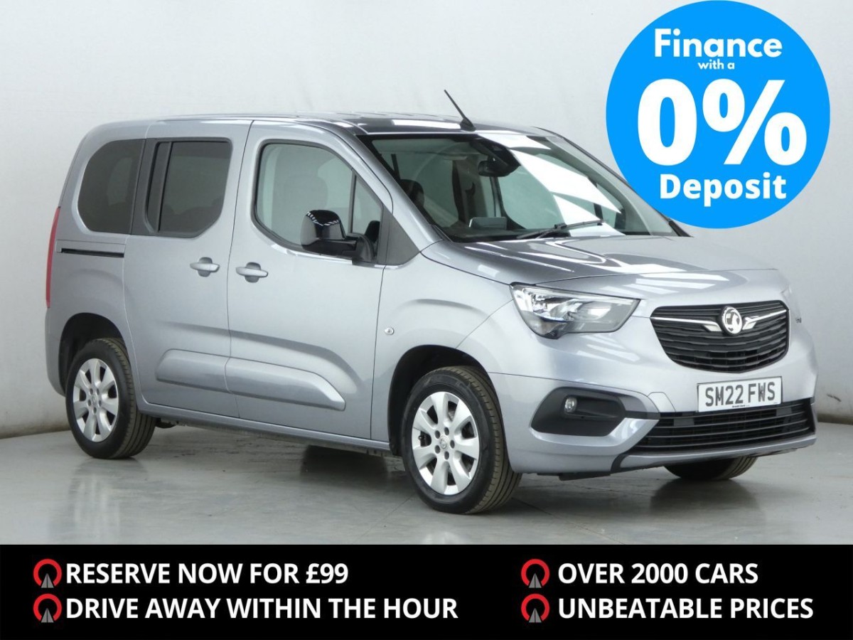 VAUXHALL COMBO LIFE 1.5 SE M S/S 5D 101 BHP - 2022 - £13,990