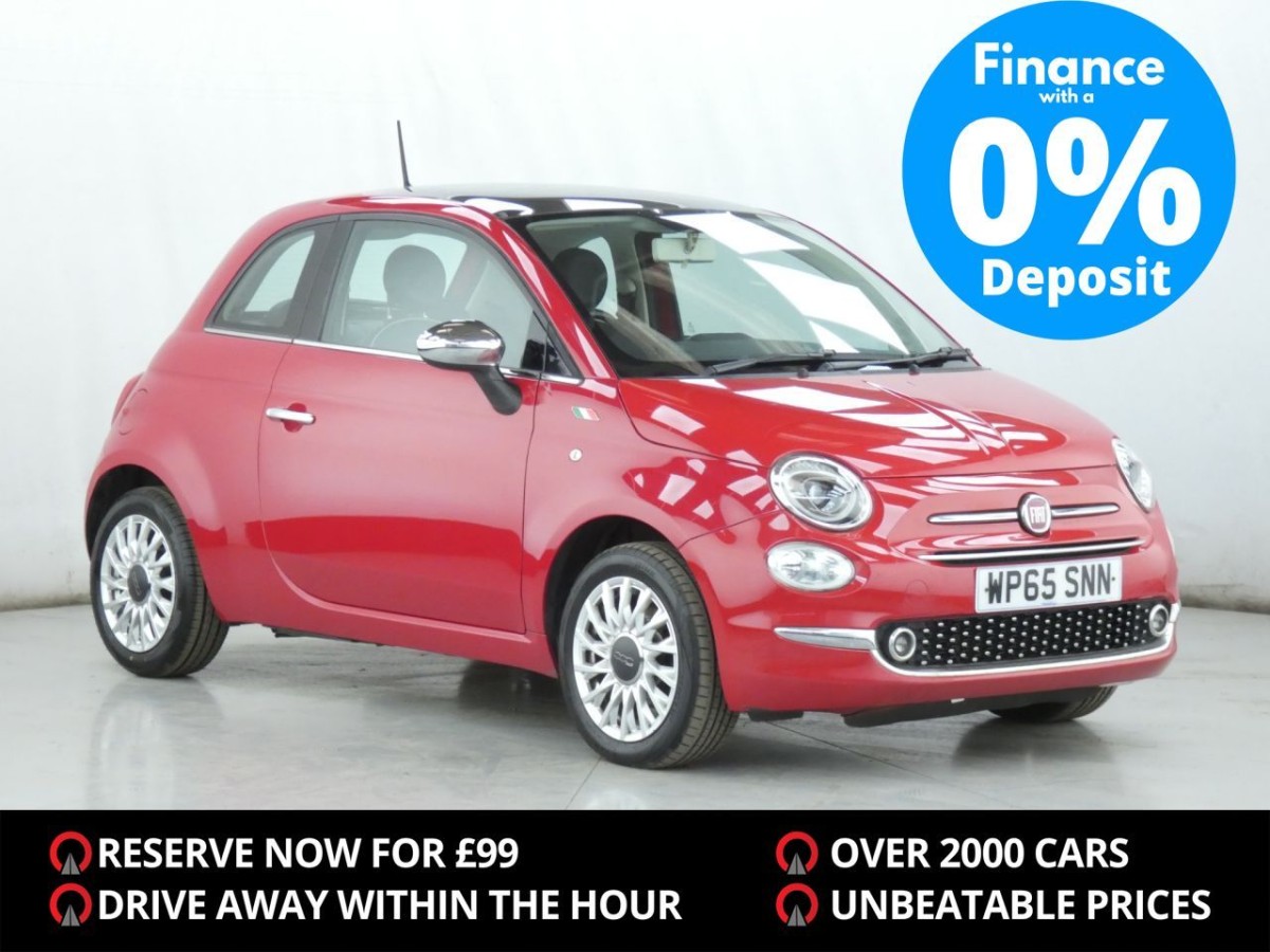 FIAT 500 1.2 LOUNGE 3D 69 BHP - 2016 - £4,790