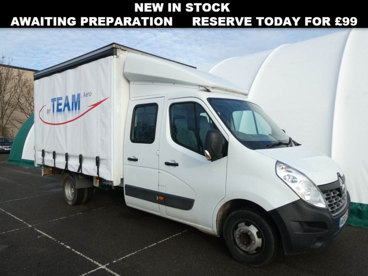 RENAULT MASTER 2.3 LLL35 BUSINESS ENERGY DCI L/R DCC DRW 165 BHP - 2015 - £20,990