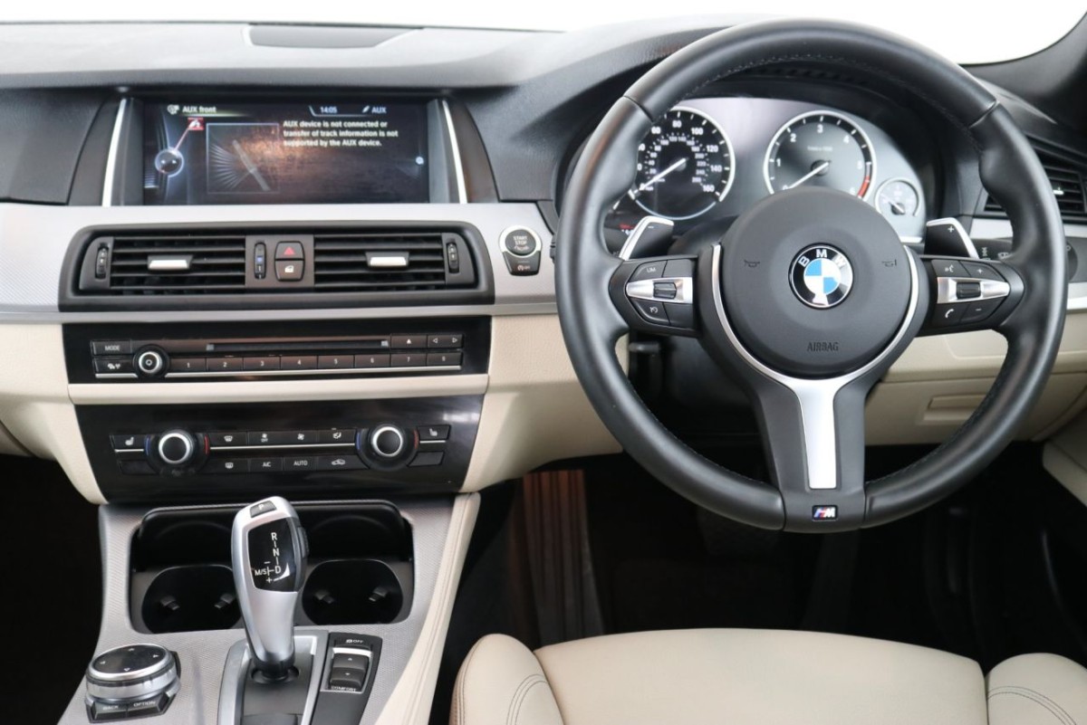 BMW 5 SERIES 2.0 520D M SPORT 4D AUTO 181 BHP SALOON - 2014 - £12,400