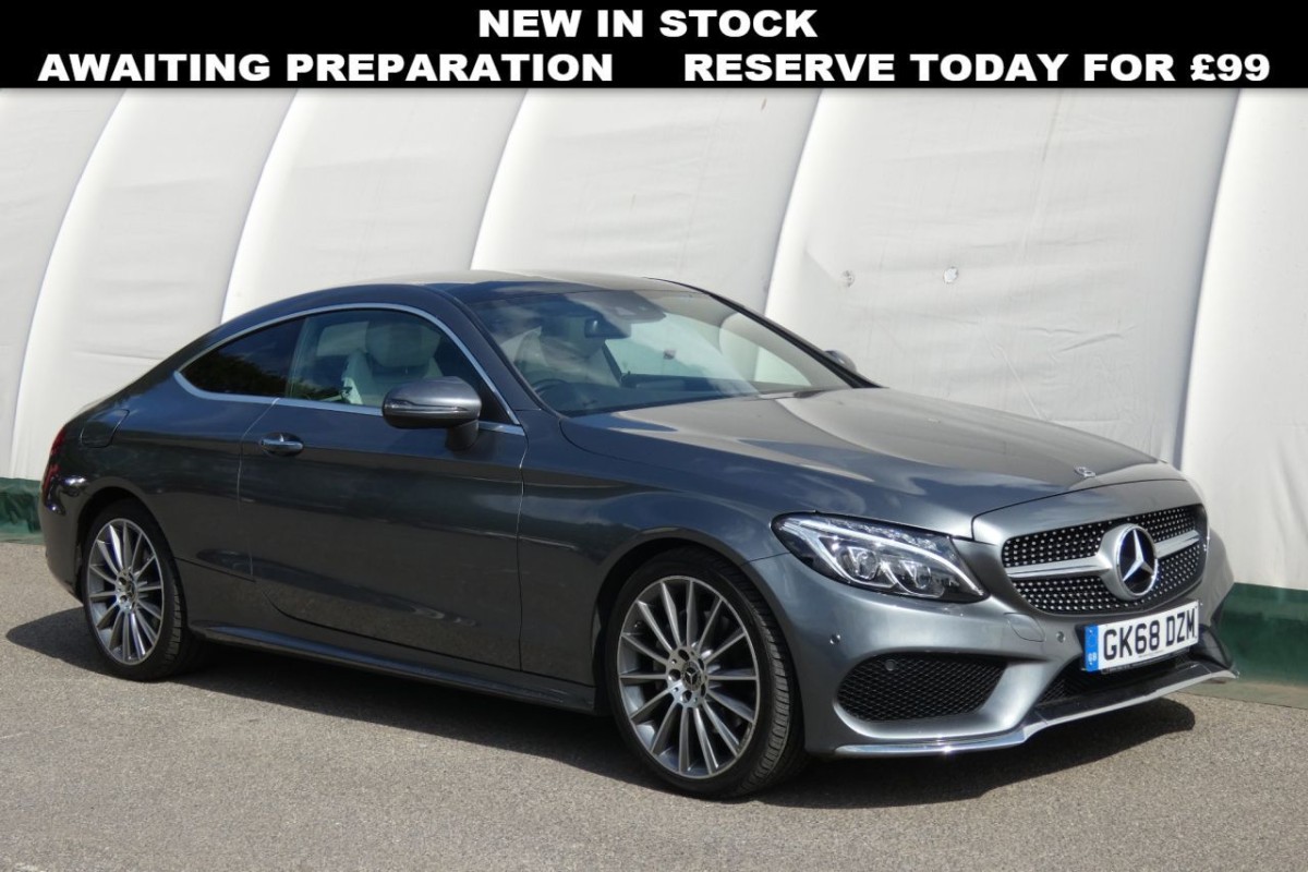 MERCEDES-BENZ C-CLASS 2.1 C 220 D AMG LINE PREMIUM 2D 168 BHP - 2018 - £25,490