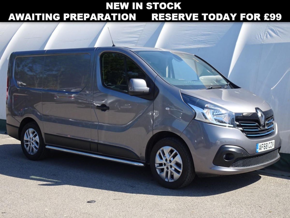 RENAULT TRAFIC 1.6 SL27 SPORT NAV DCI 0D 120 BHP - 2018 - £12,700