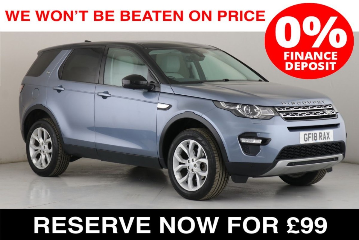 LAND ROVER DISCOVERY SPORT 2.0 TD4 HSE 5D 180 BHP - 2018 - £24,990