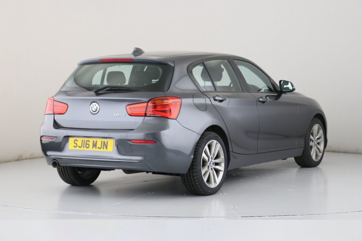 BMW 1 SERIES 1.5 116D SPORT 5D 114 BHP - 2016 - £9,990