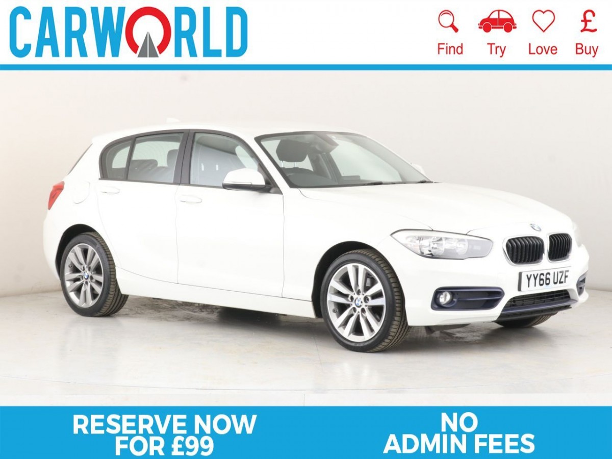 BMW 1 SERIES 1.5 116D SPORT 5D 114 BHP - 2016 - £11,700