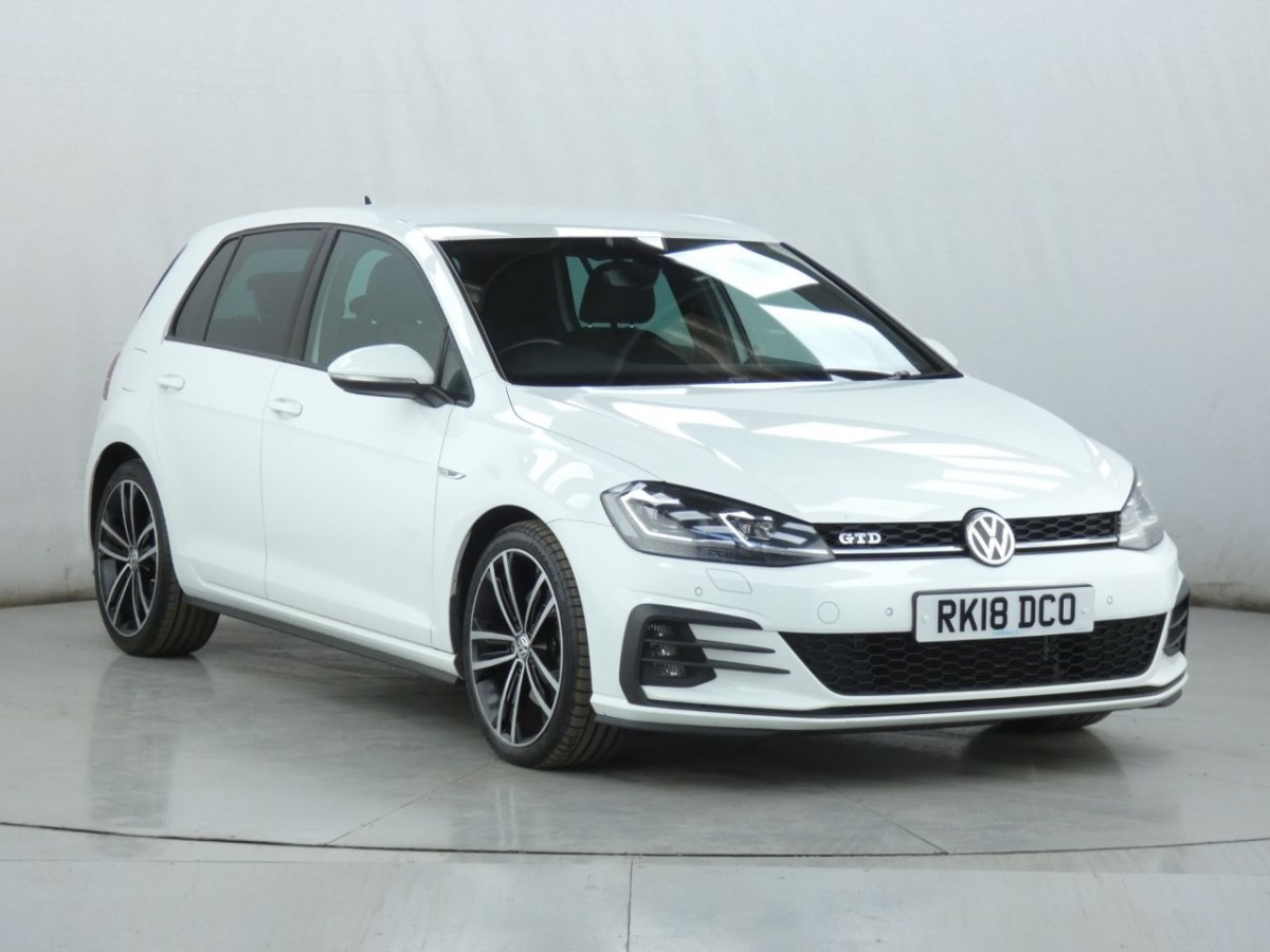 VOLKSWAGEN GOLF 2.0 GTD TDI DSG 5D 182 BHP - 2018 - £13,990