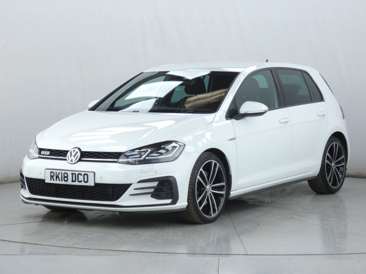 VOLKSWAGEN GOLF 2.0 GTD TDI DSG 5D 182 BHP - 2018 - £13,990