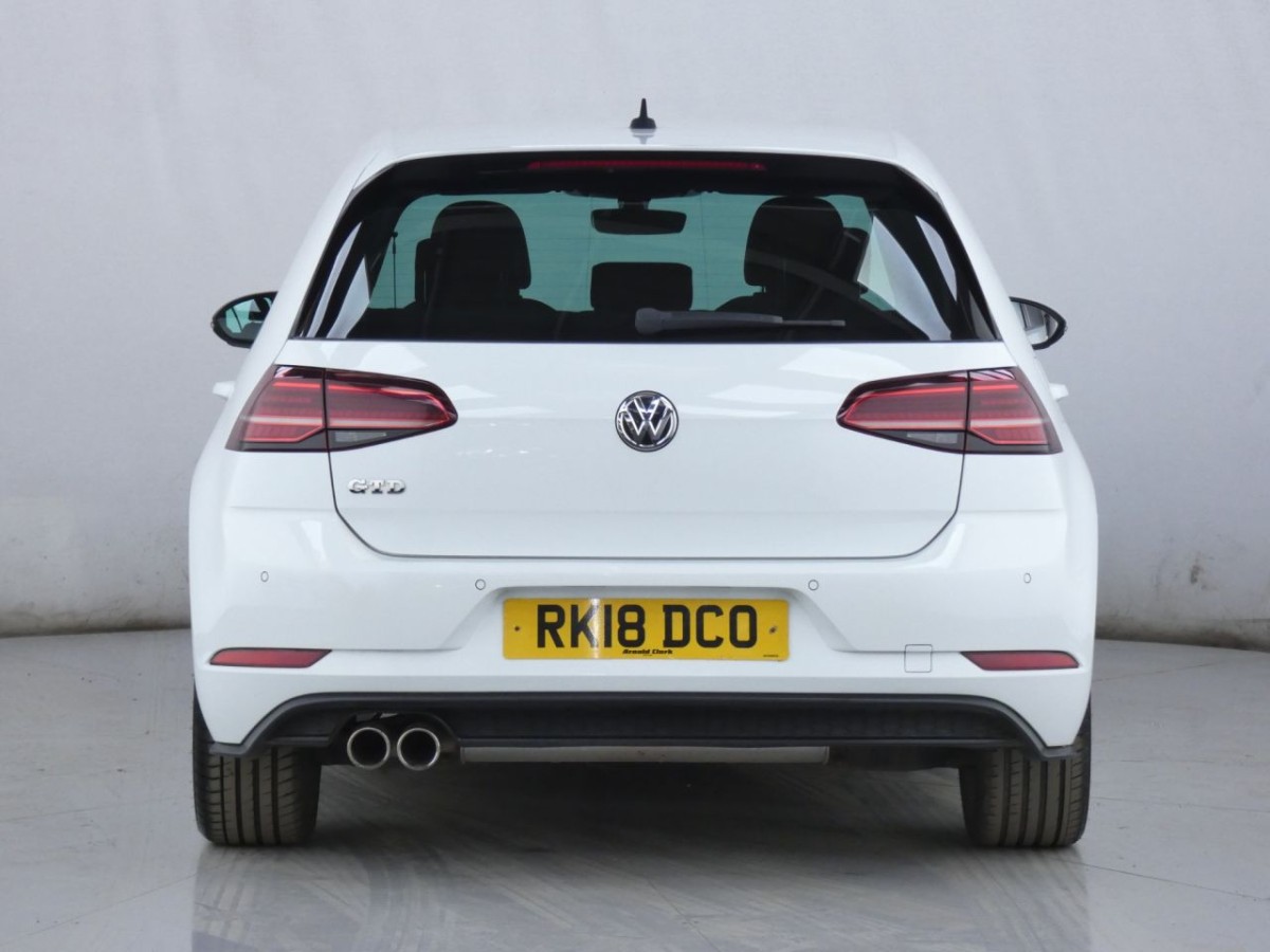 VOLKSWAGEN GOLF 2.0 GTD TDI DSG 5D 182 BHP - 2018 - £13,990