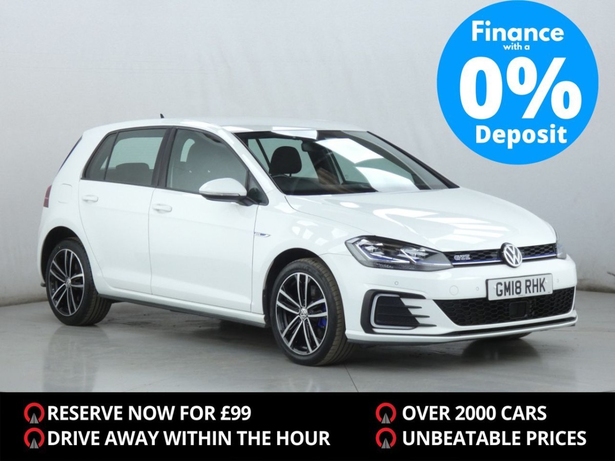 VOLKSWAGEN GOLF 1.4 GTE DSG 5D 150 BHP - 2018 - £14,200