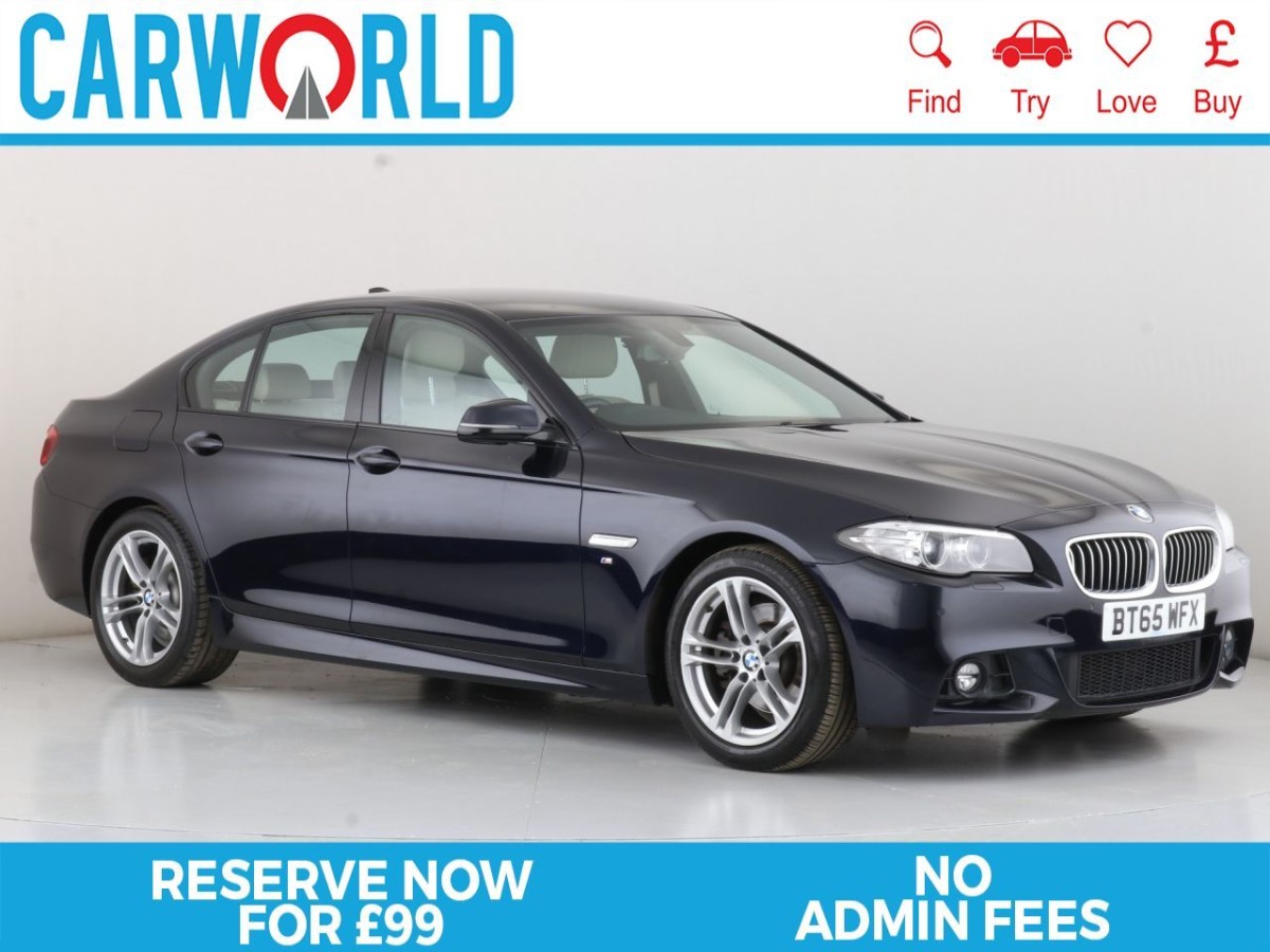 BMW 5 SERIES 2.0 520D M SPORT 4D 188 BHP - 2015 - £17,700