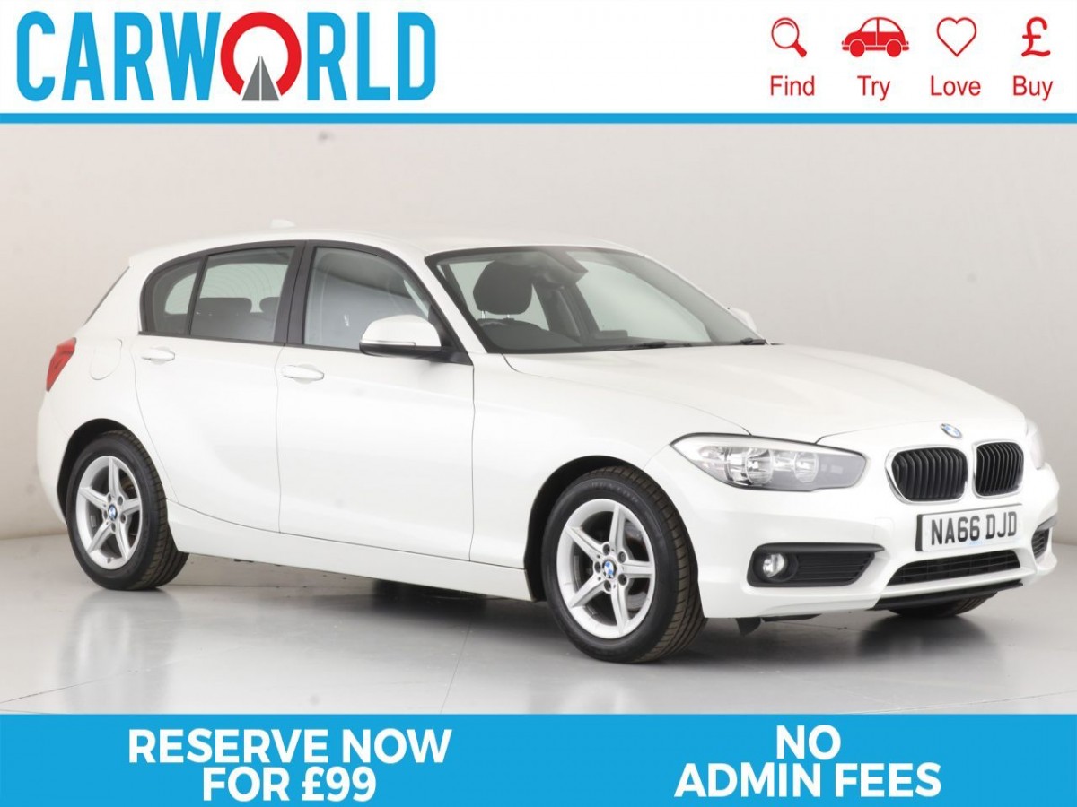 BMW 1 SERIES 1.5 116D ED PLUS 5D 114 BHP - 2016 - £10,700