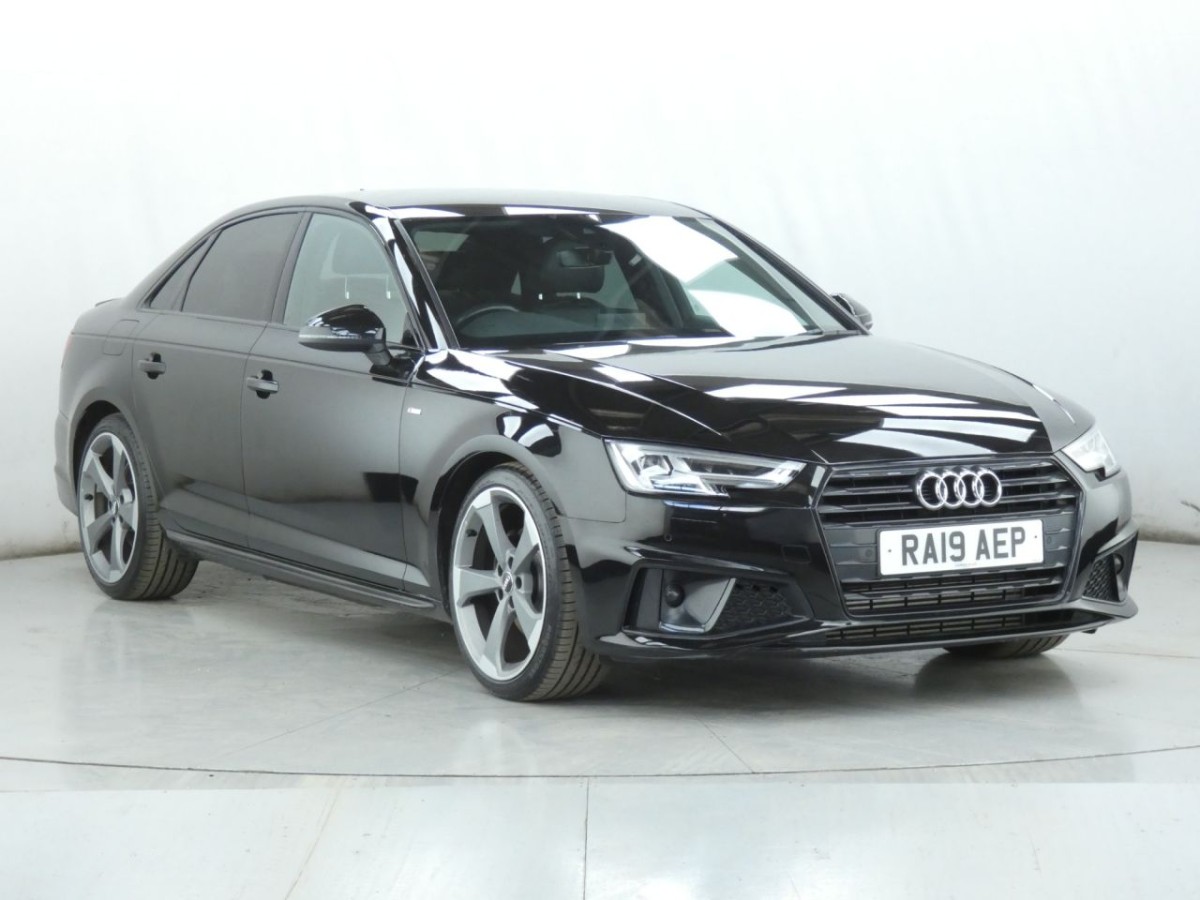 AUDI A4 2.0 TFSI BLACK EDITION MHEV 4D 148 BHP - 2019 - £13,990