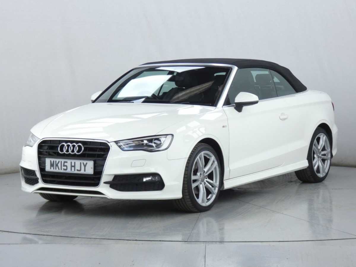 AUDI A3 2.0 TDI S LINE 2D 148 BHP CONVERTIBLE - 2015 - £8,990