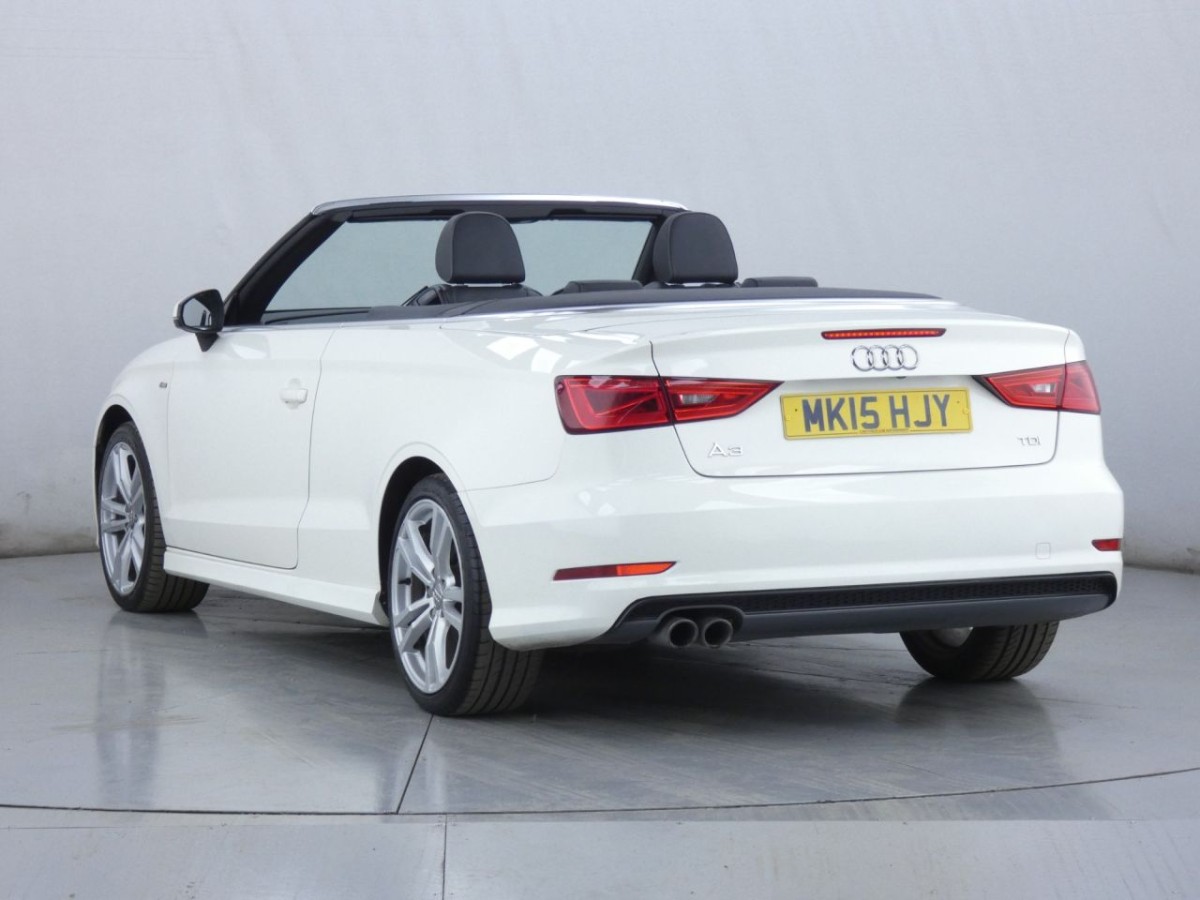 AUDI A3 2.0 TDI S LINE 2D 148 BHP CONVERTIBLE - 2015 - £8,990