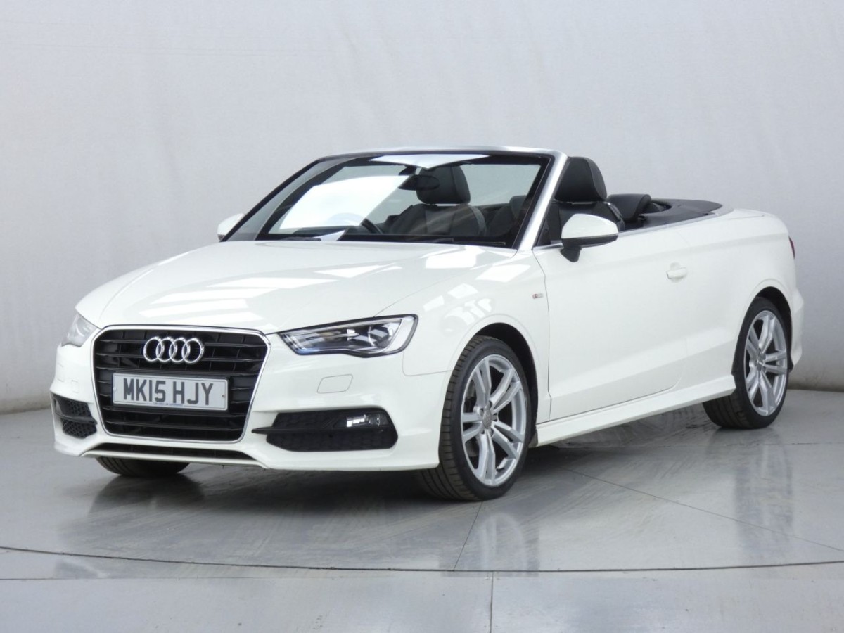 AUDI A3 2.0 TDI S LINE 2D 148 BHP CONVERTIBLE - 2015 - £8,990