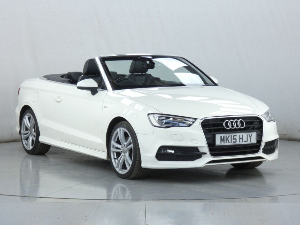 AUDI A3 2.0 TDI S LINE 2D 148 BHP CONVERTIBLE - 2015 - £8,990