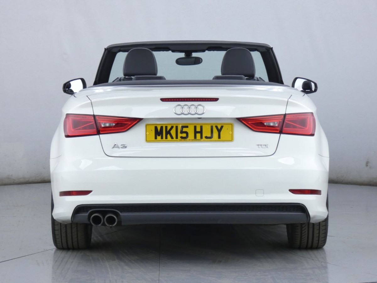 AUDI A3 2.0 TDI S LINE 2D 148 BHP CONVERTIBLE - 2015 - £8,990