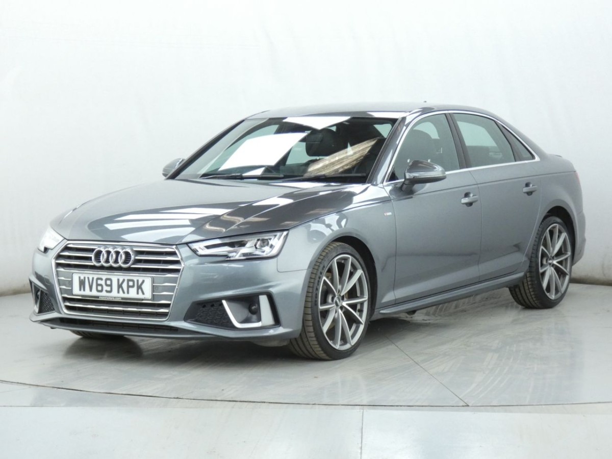 AUDI A4 2.0 TFSI S LINE MHEV 4D 188 BHP - 2019 - £14,990