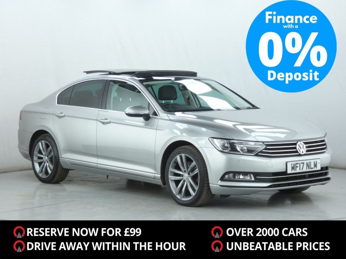 VOLKSWAGEN PASSAT 2.0 GT TDI BLUEMOTION TECHNOLOGY 4D 148 BHP - 2017 - £8,700