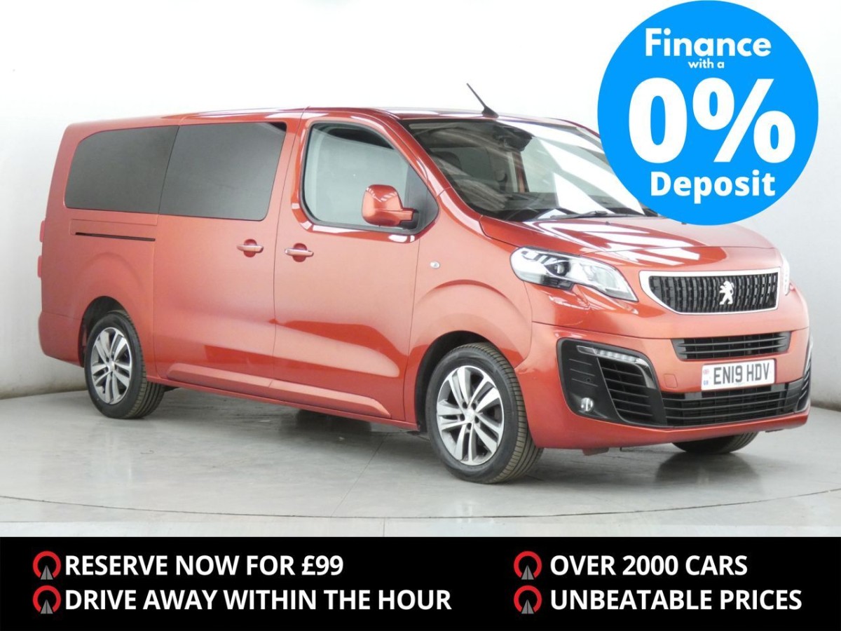 PEUGEOT TRAVELLER 2.0 BLUEHDI ALLURE LONG 5D 180 BHP - 2019 - £25,990