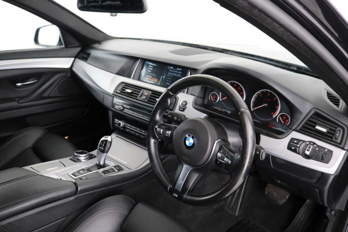 BMW 5 SERIES 2.0 520D M SPORT 4D AUTO 181 BHP SALOON - 2014 - £12,490