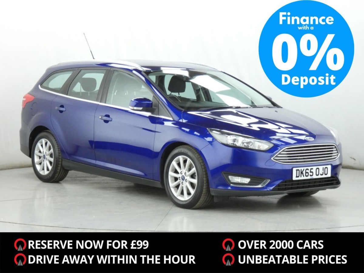 FORD FOCUS 2.0 TITANIUM TDCI 5D AUTO 148 BHP ESTATE - 2015 - £7,990