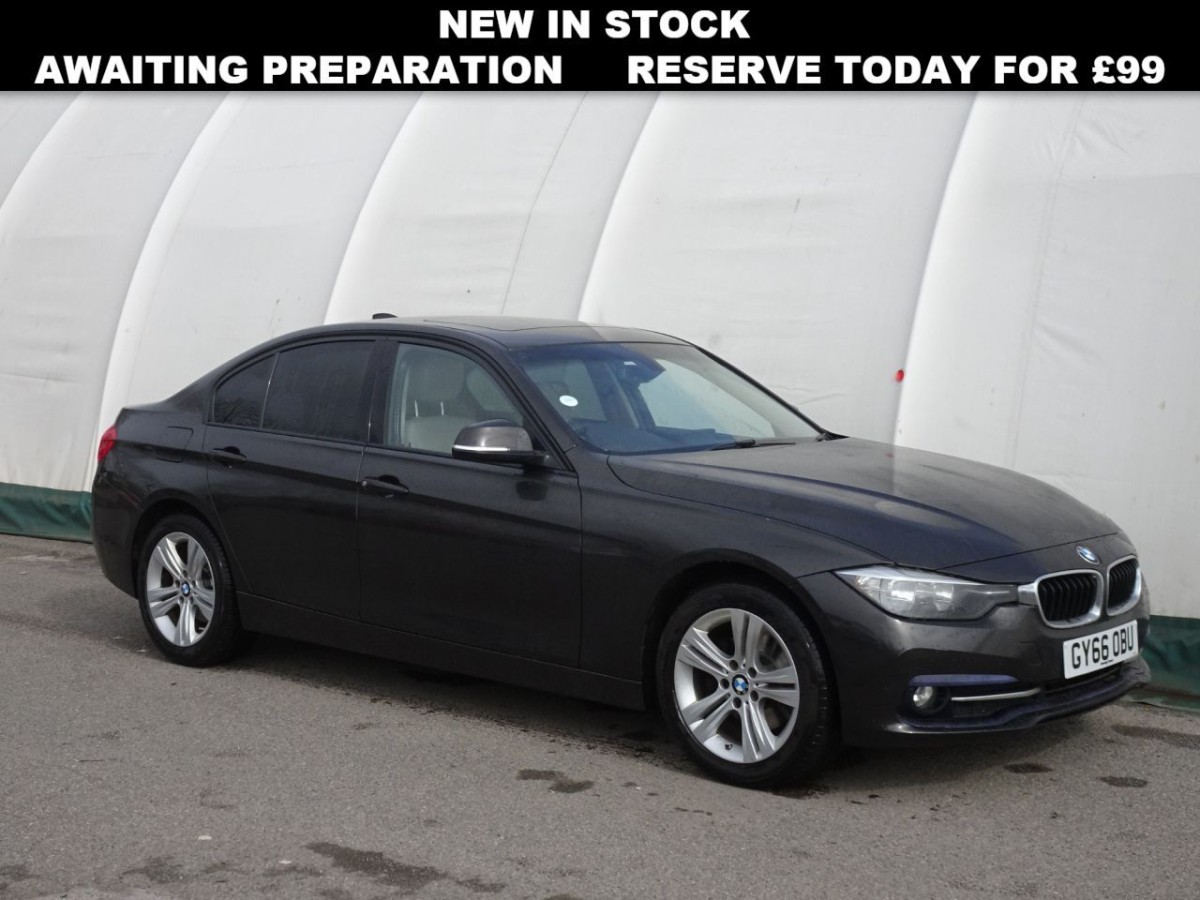 BMW 3 SERIES 2.0 320D SPORT 4D 188 BHP - 2016 - £11,700