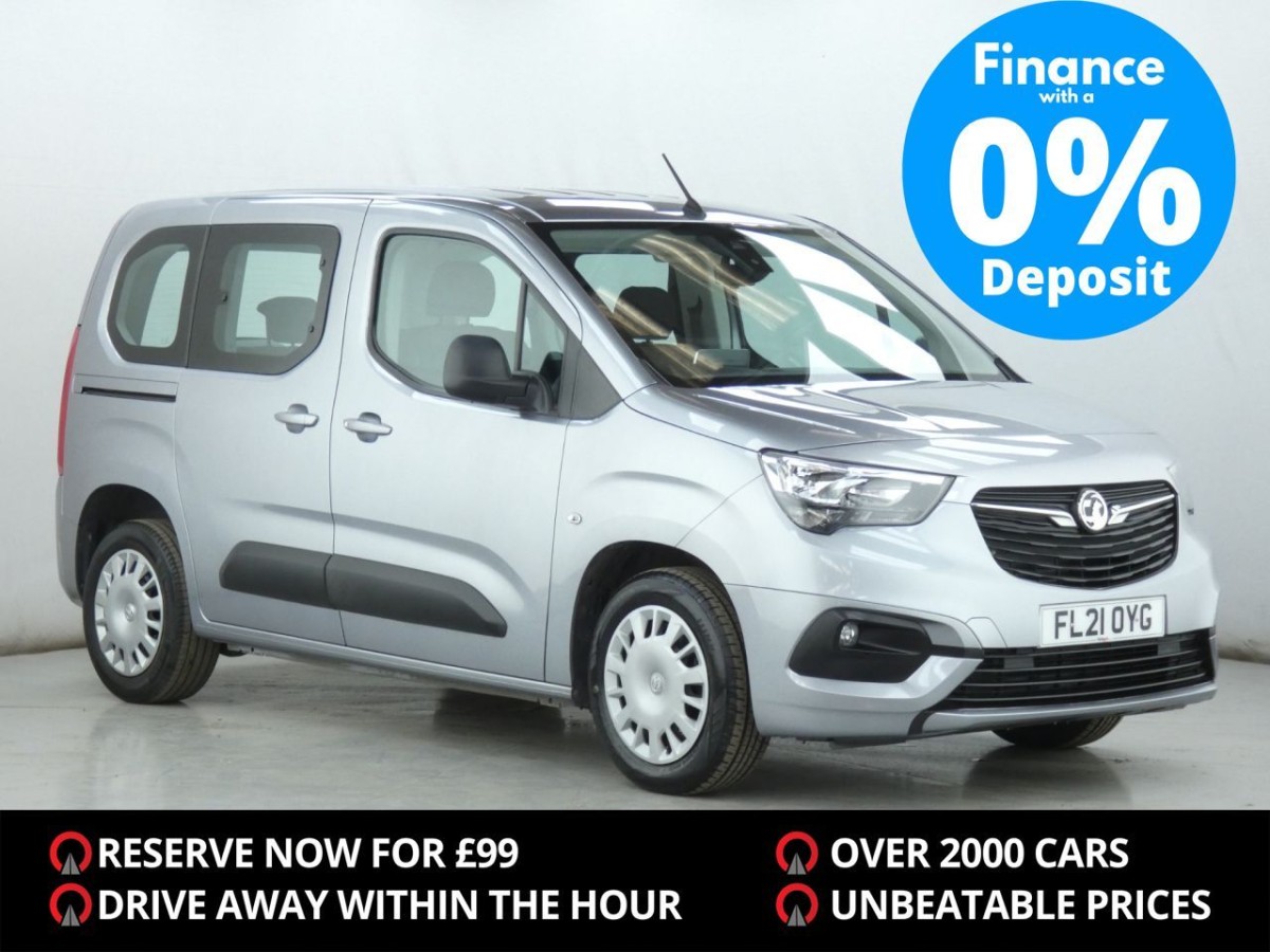 VAUXHALL COMBO LIFE EDITION S/S 5D 109 BHP - 2021 - £12,990