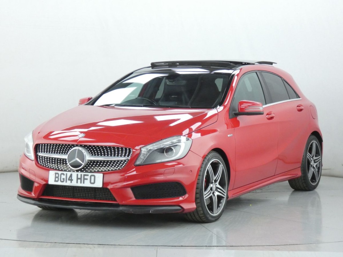 MERCEDES-BENZ A-CLASS 2.0 A250 4MATIC ENGINEERED BY AMG 5D AUTO 211 BHP - 2014 - £8,400