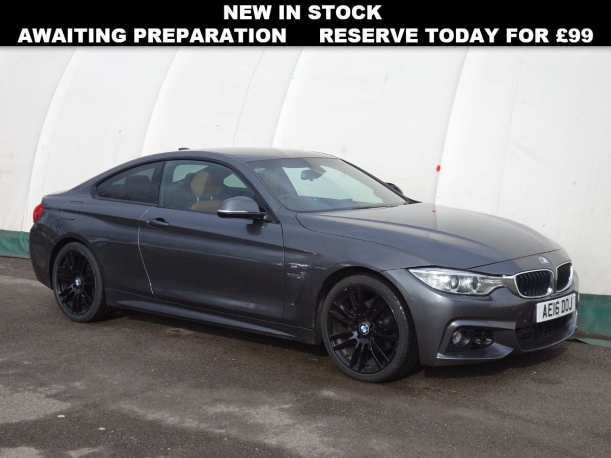 BMW 4 SERIES 2.0 420D M SPORT 2D 188 BHP - 2016 - £12,990