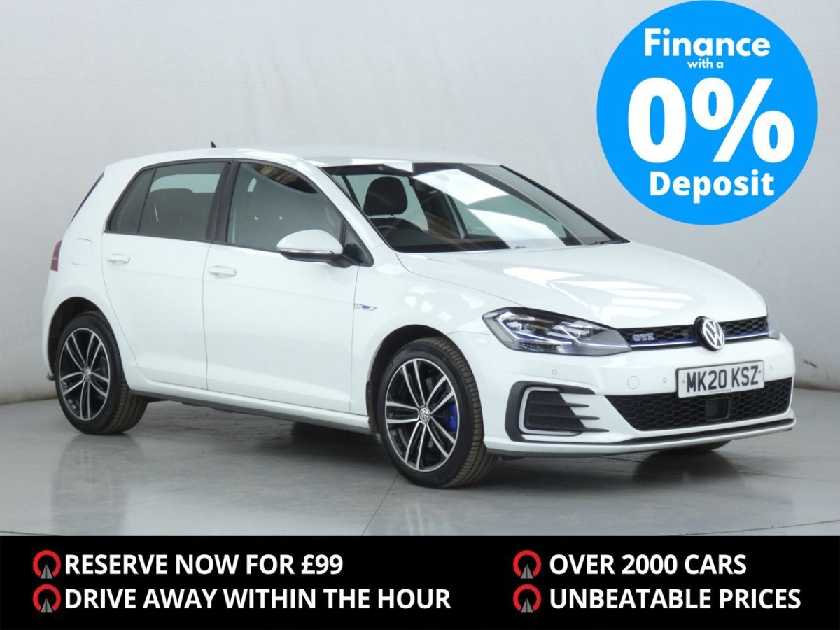 VOLKSWAGEN GOLF 1.4 GTE DSG 5D 202 BHP - 2020 - £12,990