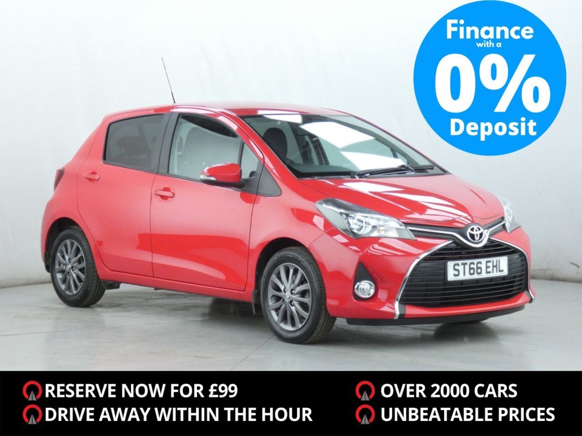 TOYOTA YARIS 1.0 VVT-I ICON 5D 69 BHP - 2016 - £7,990