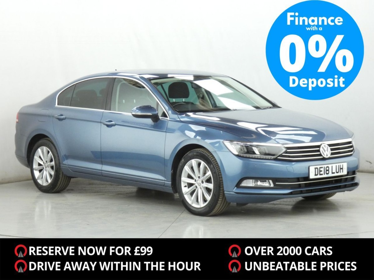 VOLKSWAGEN PASSAT 1.6 SE BUSINESS TDI BLUEMOTION TECH DSG 4D 119 BHP - 2018 - £9,700