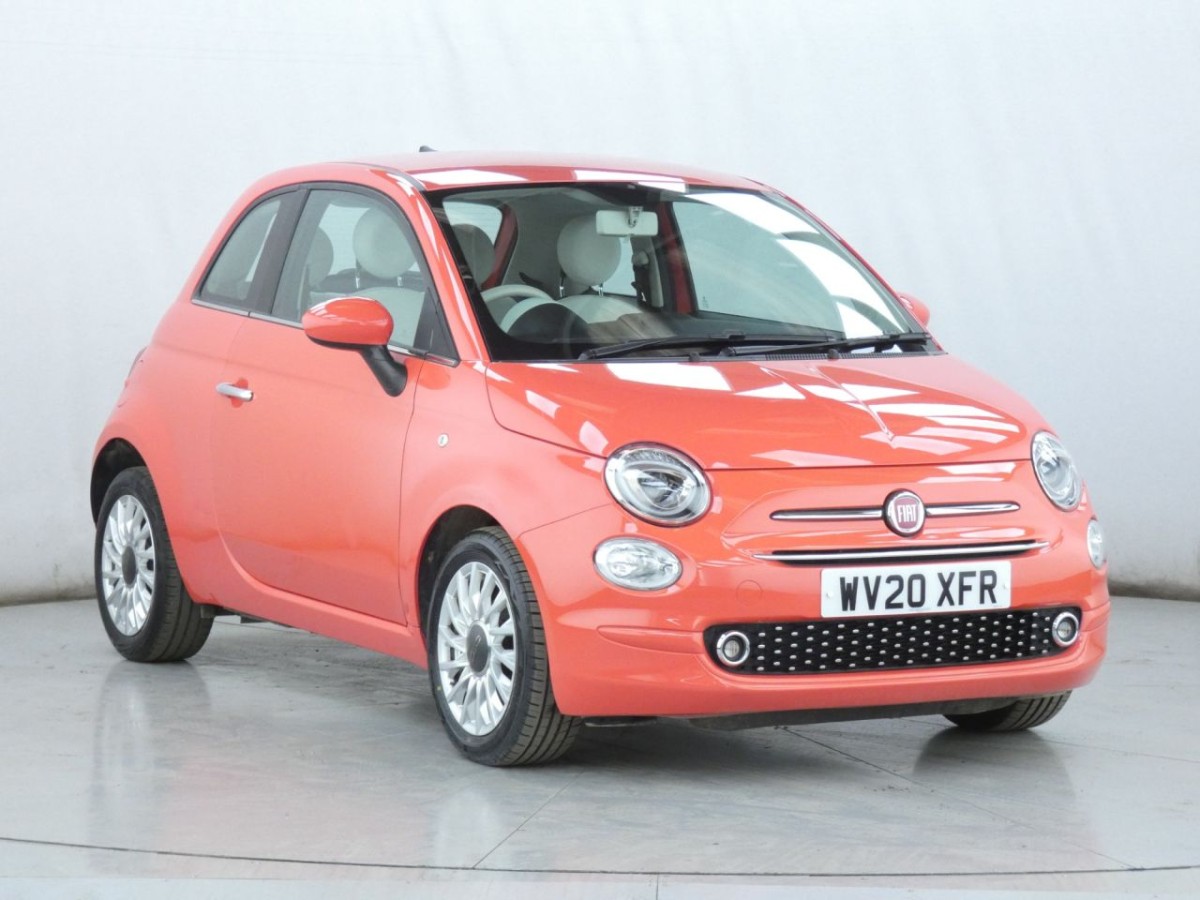 FIAT 500 1.2 LOUNGE 3D 69 BHP - 2020 - £7,700