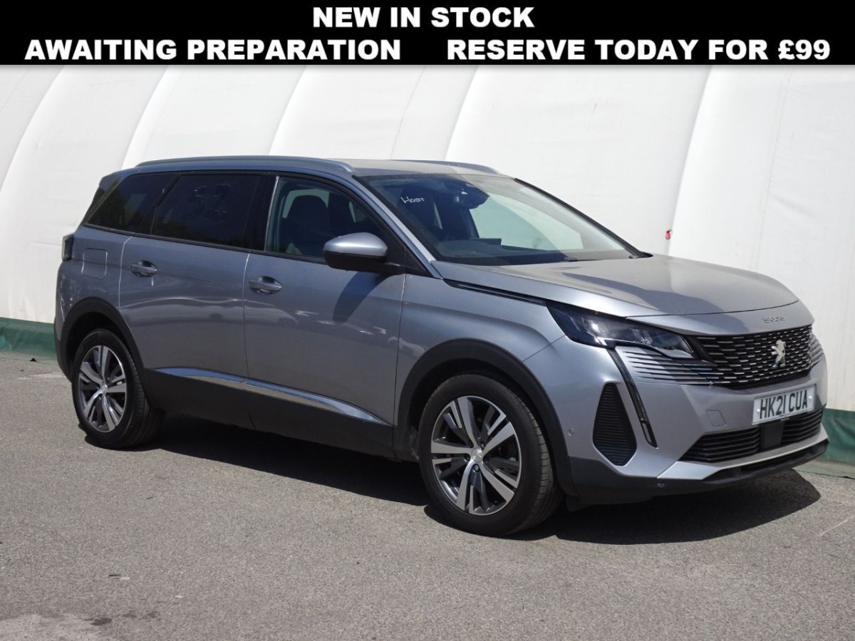 PEUGEOT 5008 1.5 BLUEHDI S/S ALLURE PREMIUM 5D 129 BHP - 2021 - £22,700