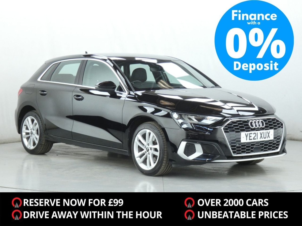 AUDI A3 1.4 SPORTBACK TFSI E SPORT 5D 202 BHP - 2021 - £15,400