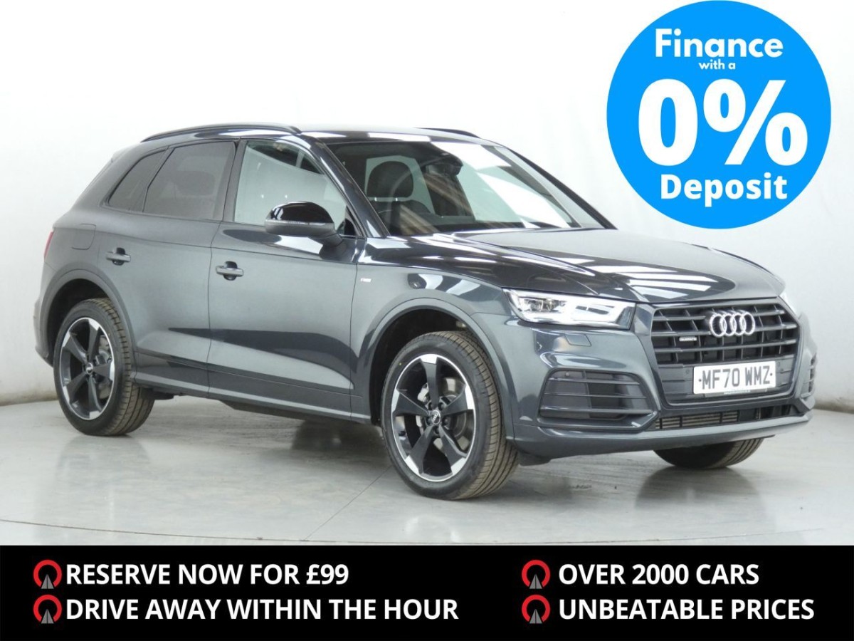 AUDI Q5 2.0 TFSI QUATTRO S LINE BLACK EDITION 5D 242 BHP - 2020 - £20,700