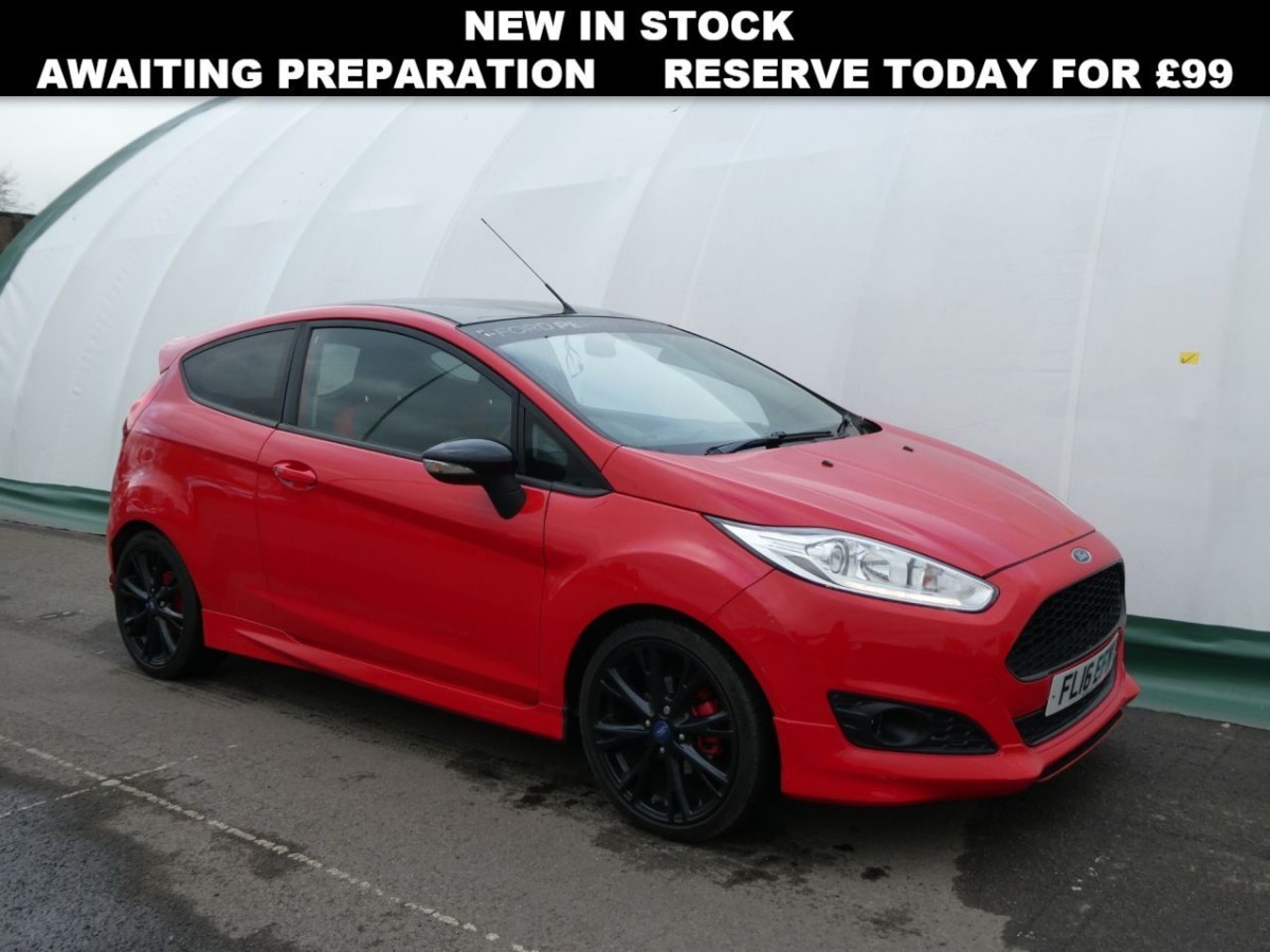FORD FIESTA 1.0 ZETEC S RED EDITION 3D 139 BHP - 2016 - £8,990