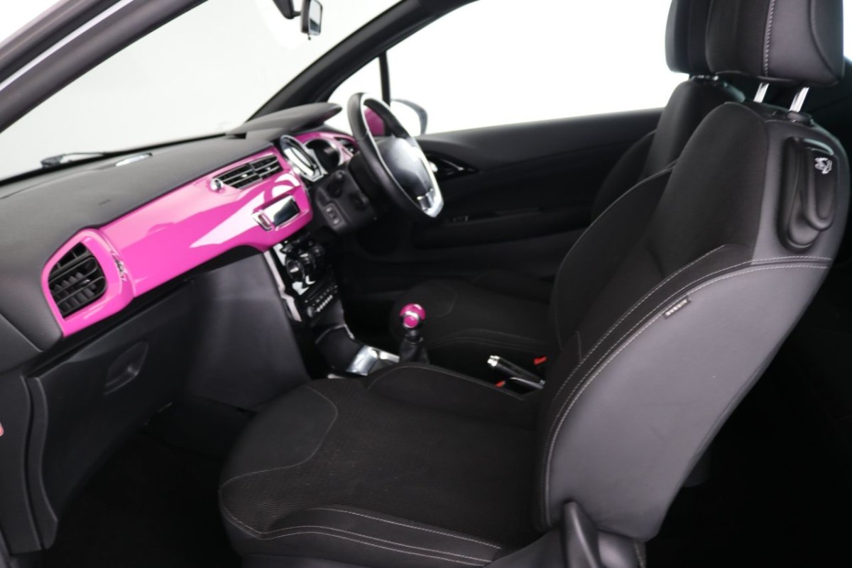 CITROEN DS3 1.6 E-HDI AIRDREAM DSTYLE PINK 3D 90 BHP HATCHBACK - 2014 - £4,990