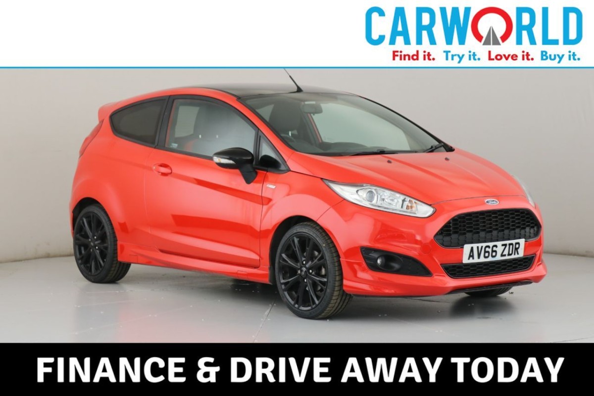FORD FIESTA 1.0 ST-LINE RED EDITION 3D 139 BHP - 2016 - £9,790