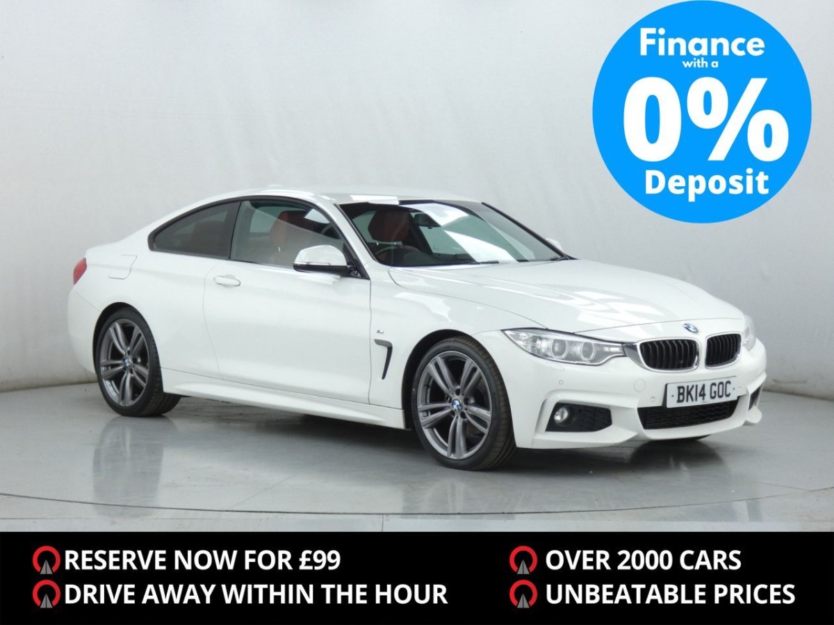 BMW 4 SERIES 2.0 420I M SPORT 2D 181 BHP - 2014 - £9,400