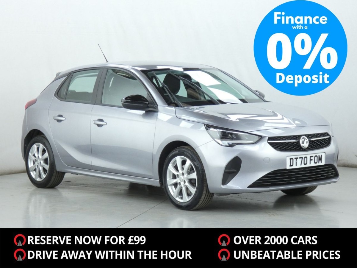 VAUXHALL CORSA 1.2 SE 5D 74 BHP - 2021 - £9,400