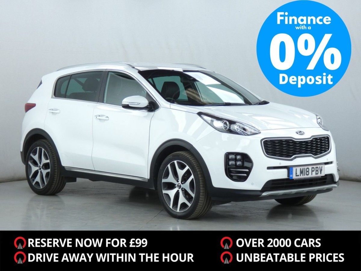 KIA SPORTAGE 1.6 GT-LINE 5D 174 BHP - 2018 - £12,990