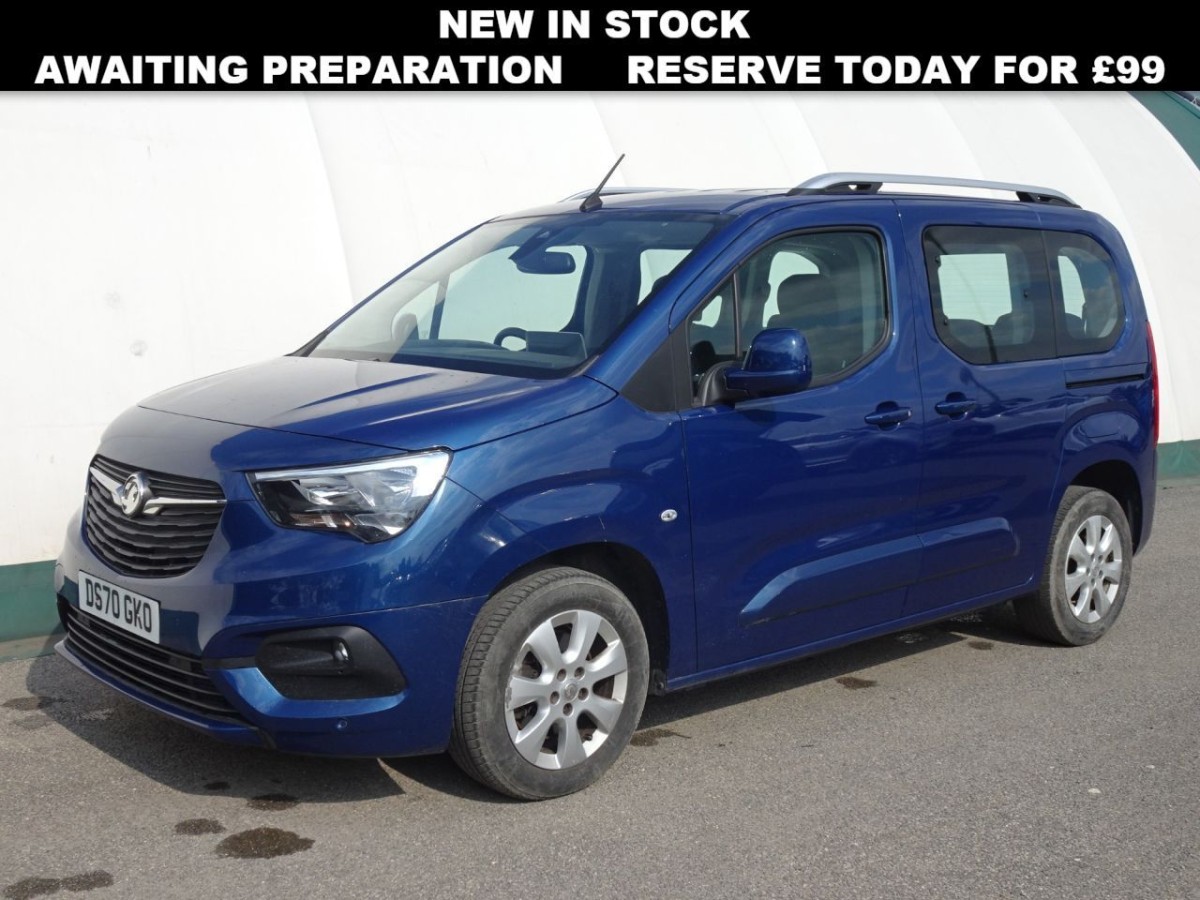 VAUXHALL COMBO LIFE 1.2 ENERGY S/S 5D 109 BHP - 2020 - £12,400